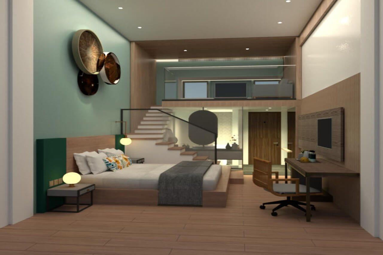 מלון פונקאק The Botanica Sanctuary מראה חיצוני תמונה 3D rendering of a hotel room