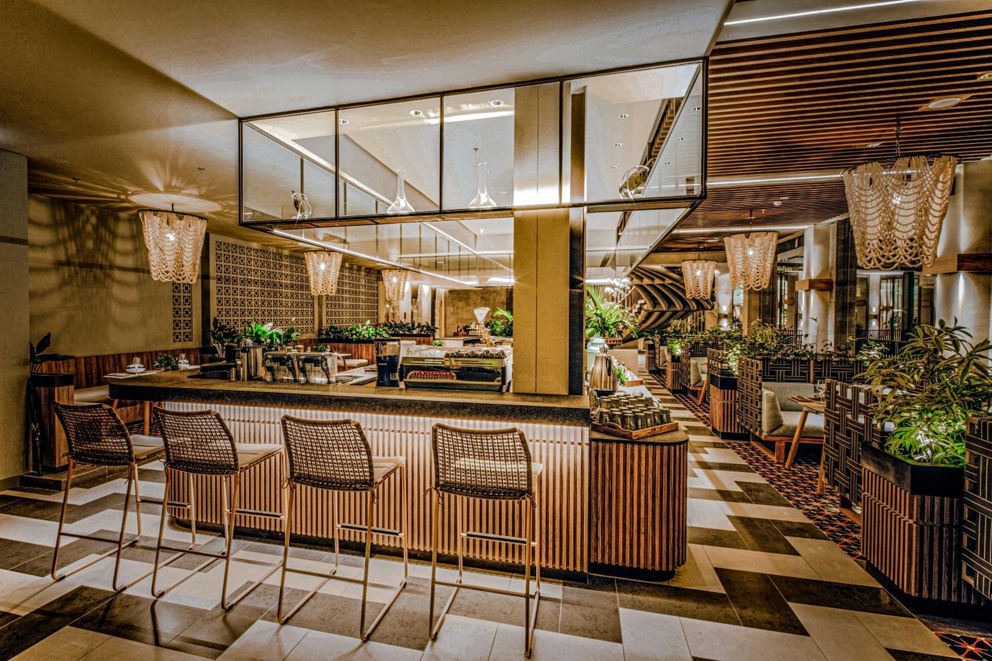 מלון פונקאק The Botanica Sanctuary מראה חיצוני תמונה The interior of the restaurant